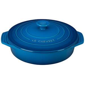 2.1 Qt. Covered Stoneware Round Casserole Marseille