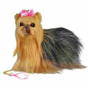 The Queen's Treasures 18" Doll Yorkie Puppy Pet Dog for 18" American Girl® Doll with Accessories Dog, Leash and Collar