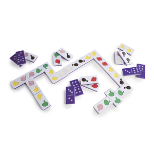 Guidecraft Jumbo Texture Food Dominoes