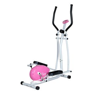Sunny Health & Fitness P8300 Pink Magnetic Elliptical Bike