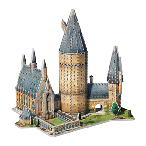 Wrebbit Puzzles Harry Potter Hogwarts Great Hall 850 Piece 3D Puzzle