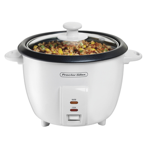 10 Cup Rice Cooker w/ Glass Lid