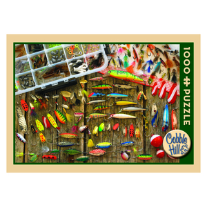 Outset Media Fishing Lures Jigsaw Puzzle: 1000 Pcs