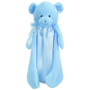 HuggyBuddy Teddy Bear, Blue, 15&quot;