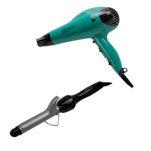 Perfect Heat 1" Curling Iron & Essentials Volume Dryer Kit