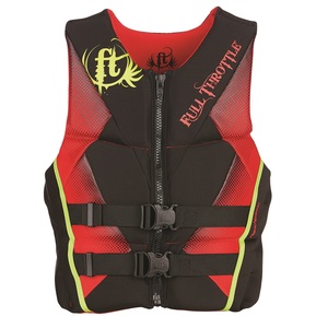 Onyx Outdoor Men's Hinged Rapid-Dry Flex-Back Vest Red-XL