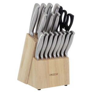 18pc Stainless Steel Cutlery Set w/ Knife Block