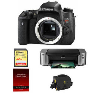 EOS Rebel T6s DSLR Camera Body with PIXMA PRO-100 Printer Kit