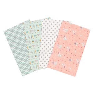 Trend Lab Wild Southwest 4 Pack Flannel Burp Cloth Set