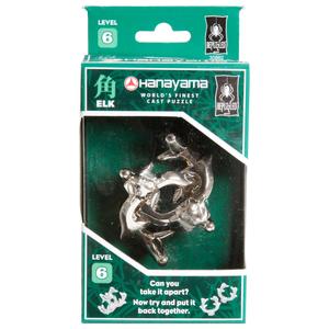 Bepuzzled Hanayama Level 6 Cast Puzzle - Elk
