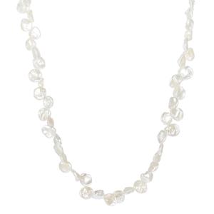 Lita Genuine Keshi Freshwater Pearl Necklace,17"
