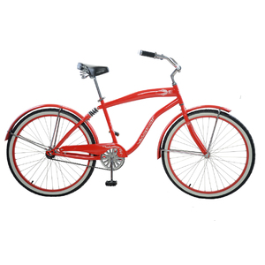 Cycle Force Group Men's Suspension Cruiser, 26", Red