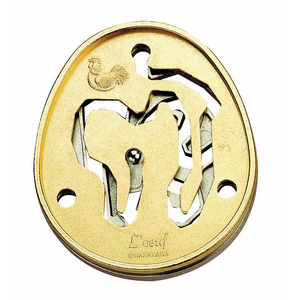 Bepuzzled Hanayama Level 4 Cast Puzzle - L'Oeuf