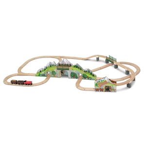 Melissa & Doug Mountain Tunnel Train Set