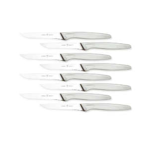 8pc Stainless Steel Serrated Steak Knife Set