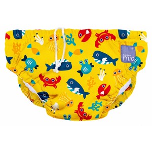 Bambino Mio Reusable Swim Diaper, Deep Sea Yellow, Medium (6-12 Months)