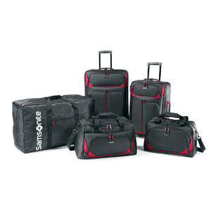 Tessera 2 Collection 5pc Nested Luggage Set Black