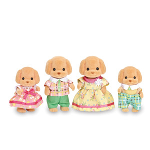 Calico Critters Toy Poodle Family