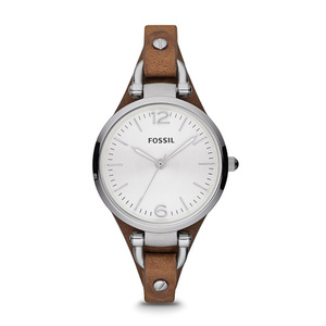 Ladies Georgia Leather Watch Brown