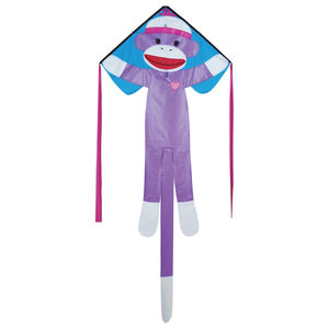 Premier Kite Girly Sock Monkey Regular Easy Flyer Kite