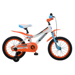 Stitch Trend Boy's Bike, 16 inch wheels, 10 inch frame, Blue/Orange