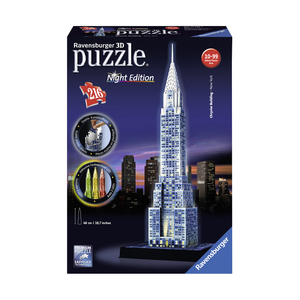 Ravensburger 3D Puzzle - Chrysler Building - Night Edition: 216 Pcs