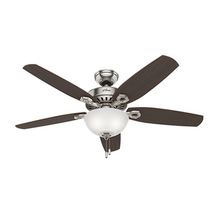 Builder Deluxe 52" Ceiling Fan Brushed Nickel Finish