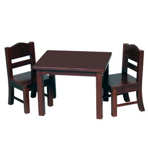 Guidecraft Doll Table and Chair Set