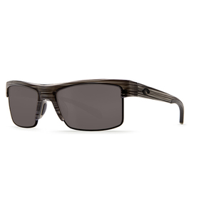 South Sea Silver Teak Sunglasses w/Gray 580P Lens