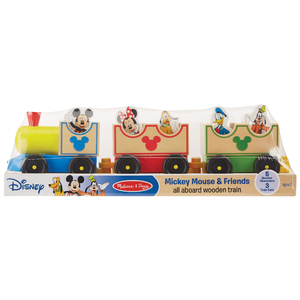 Melissa & Doug Mickey Mouse & Friends Wooden All Aboard Train
