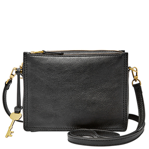 Campbell Leather Crossbody Black