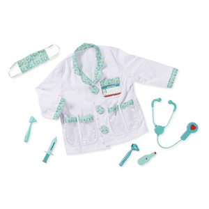 Doctor Role Play Costume Set Ages 3-8 Years