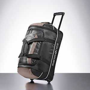 Andante 22" Casual Wheeled Duffel Black/Gray