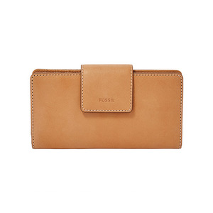 Emma RFID Tab Clutch Tan