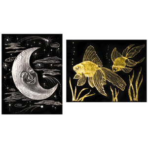 Melissa & Doug S Art Paper Gold/Silver Foil 50 Pk