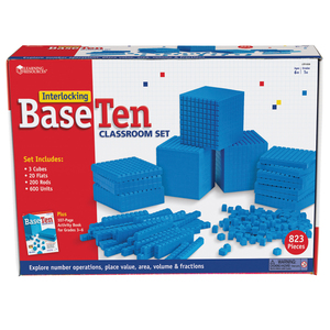 Learning Resources Interlocking Base Ten Class Set