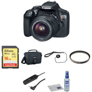 EOS Rebel T6 DSLR Camera with 18-55mm Lens Basic Kit