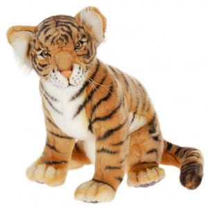 hansa Sitting Tiger Cub Plush