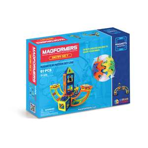 Magformers Magnets in Motion 61pc OPAQUE Gear Set