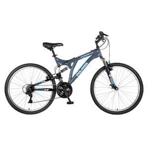 Polaris PO2602-1-MT 26&quot; Unisex Scrambler Full Suspension Mountain Bike