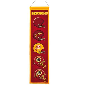 Winning Streak Washington Redskins Wool Heritage Banner