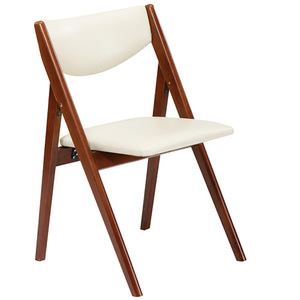 Comfort Folding Chair Cherry/White - Set of 2