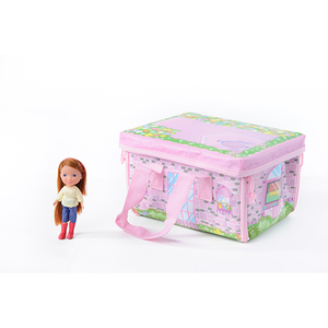 Everyday Princess ZipBin 50 Doll Mini Mansion w/ 1 Doll Ages 3+ Years