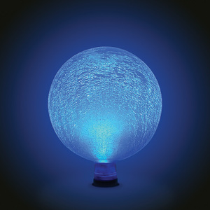 Gazing Ball 10" Teal Frosted