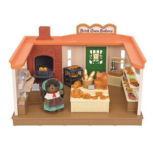 Calico Critters Brick Oven Bakery with Heloise Pickleweeds Hedgehog