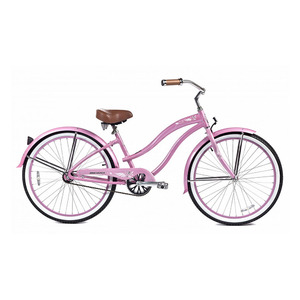Micargi Pink Rover LX Beach Cruiser Female Bike