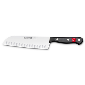 7" Gourmet Hollow Edge Santoku Knife