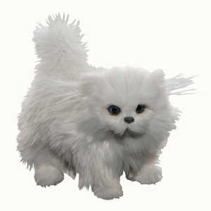The Queen's Treasures AWSOM Pets! White Cat Fits 18&quot; Girl Doll Accessories
