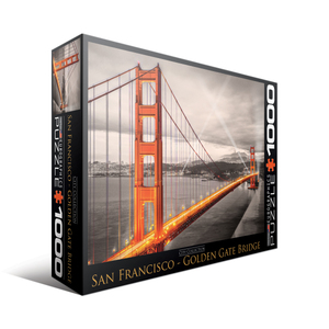 EuroPuzzles City Collection - San Francisco - Golden Gate Bridge: 1000 Pcs
