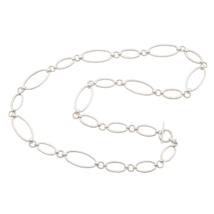 Silver Link Necklace